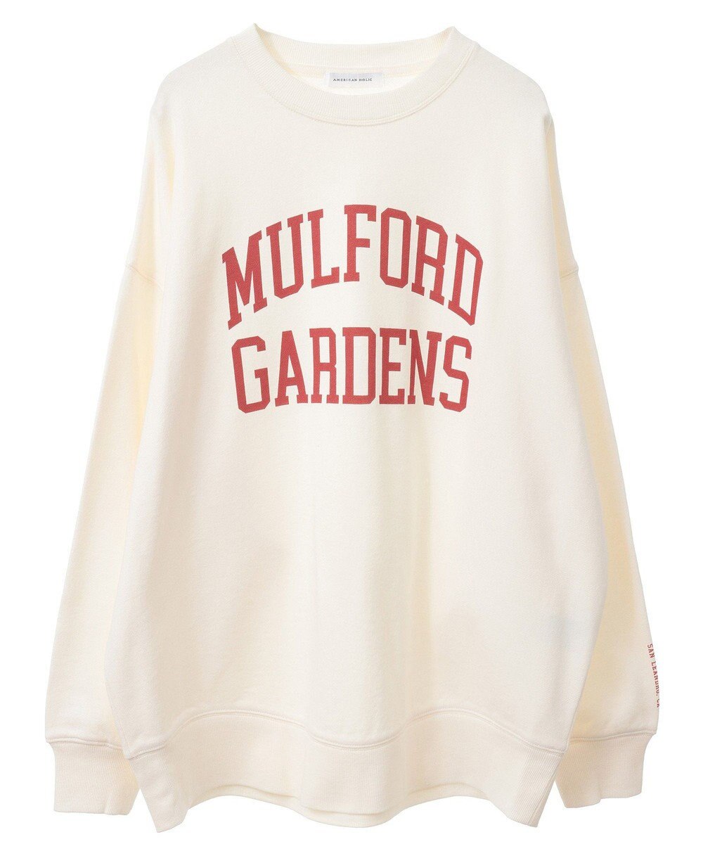 AMERICAN HOLIC カレッジロゴ裏毛プルオーバー 