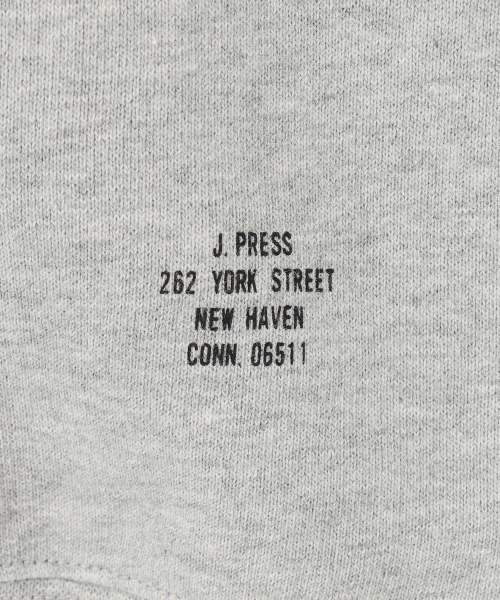 J.PRESS MEN 【J.PRESS ORIGINALS】【UNISEX】Supima Recycle Cotton CREST Logo Sweat 