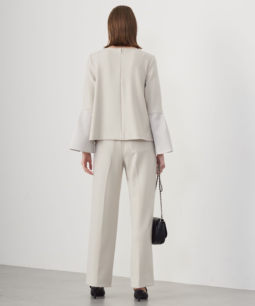 ICB L 【洗える】ミリオーネダンボールニットブラウス 