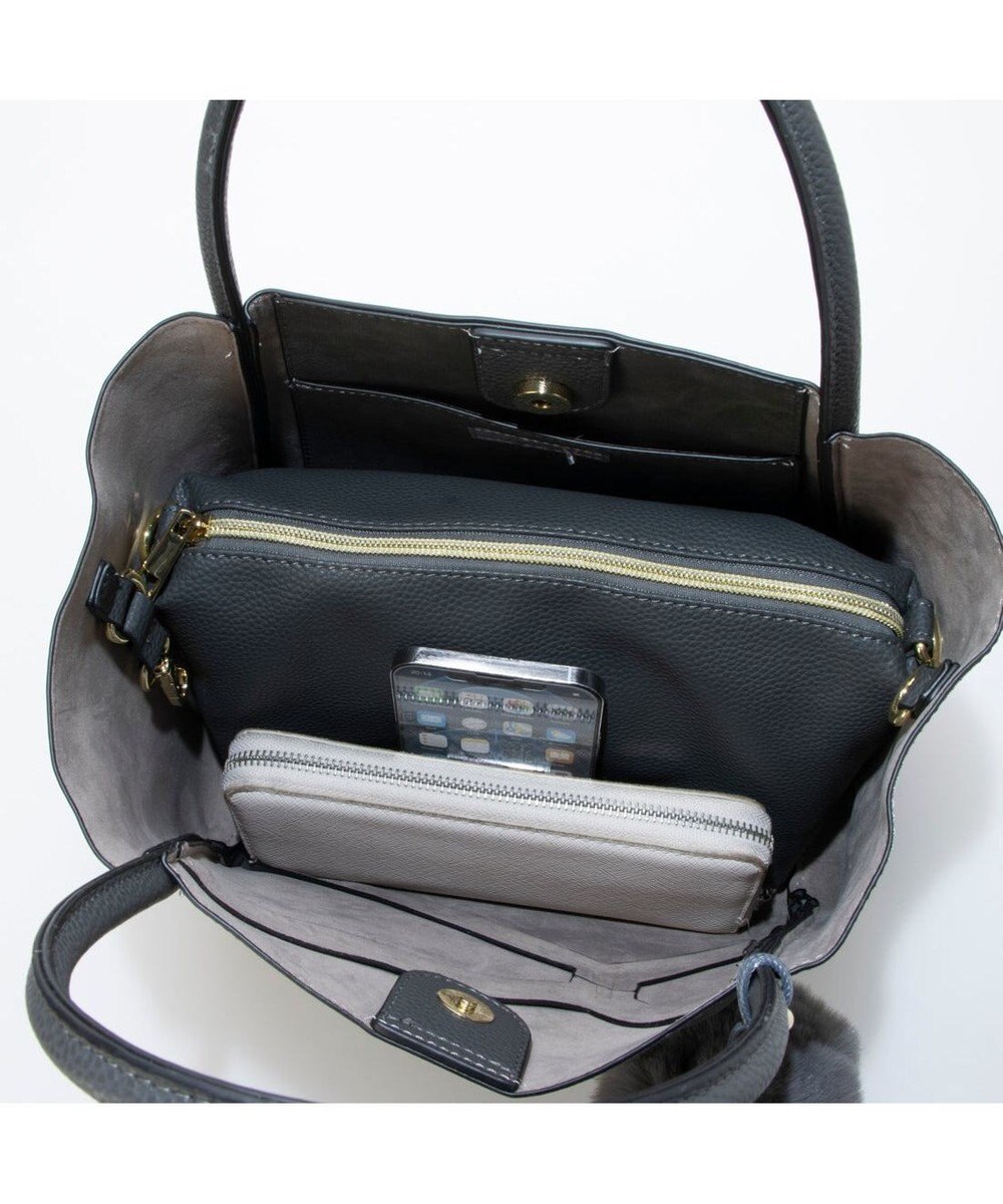 UNBILLION カシュカシュ cachecache / 通しハンドルパッチワークトート 