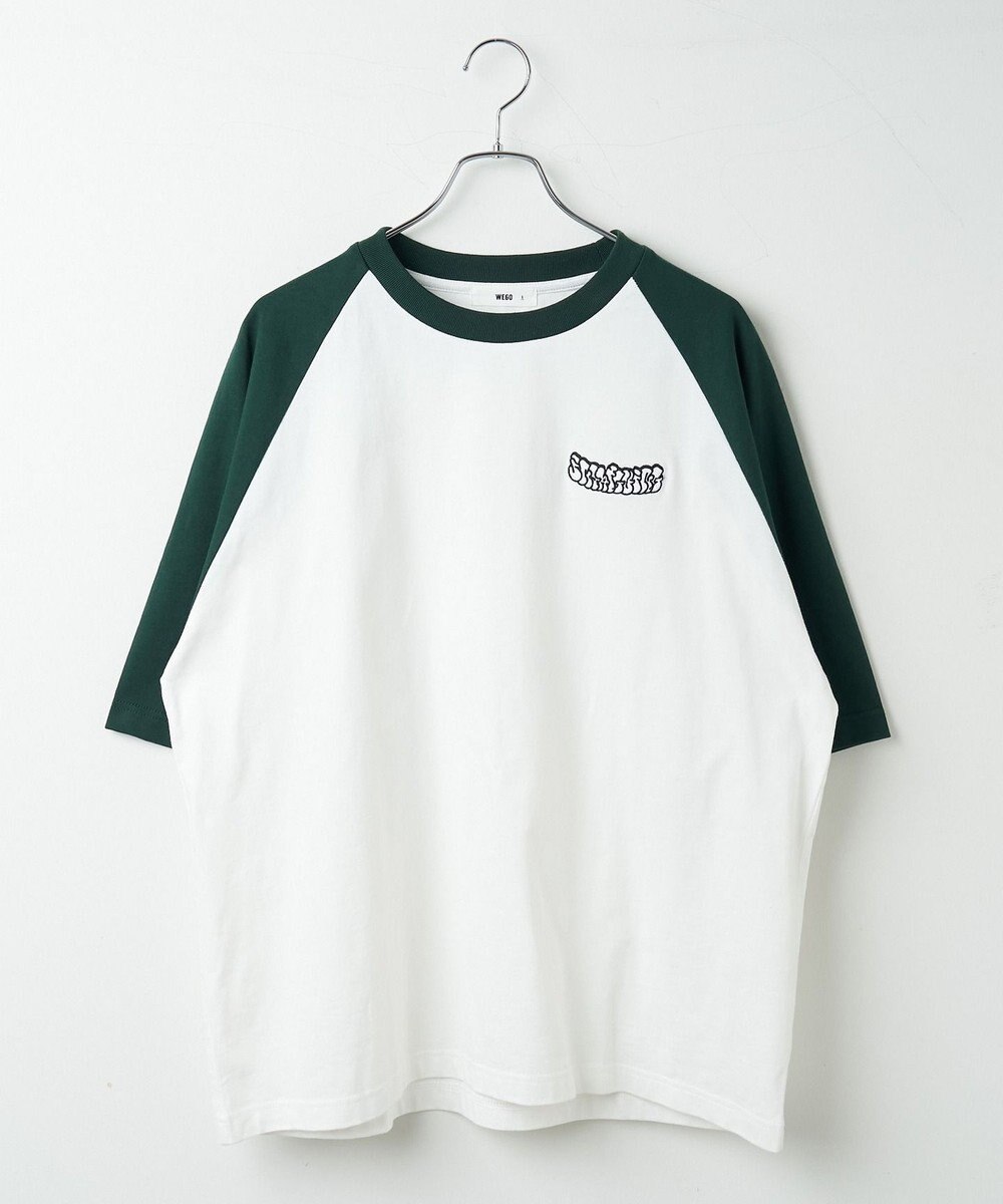 WEGO 【ユニセックス着用ITEM/】グラフィックラグランBIGT（S） 