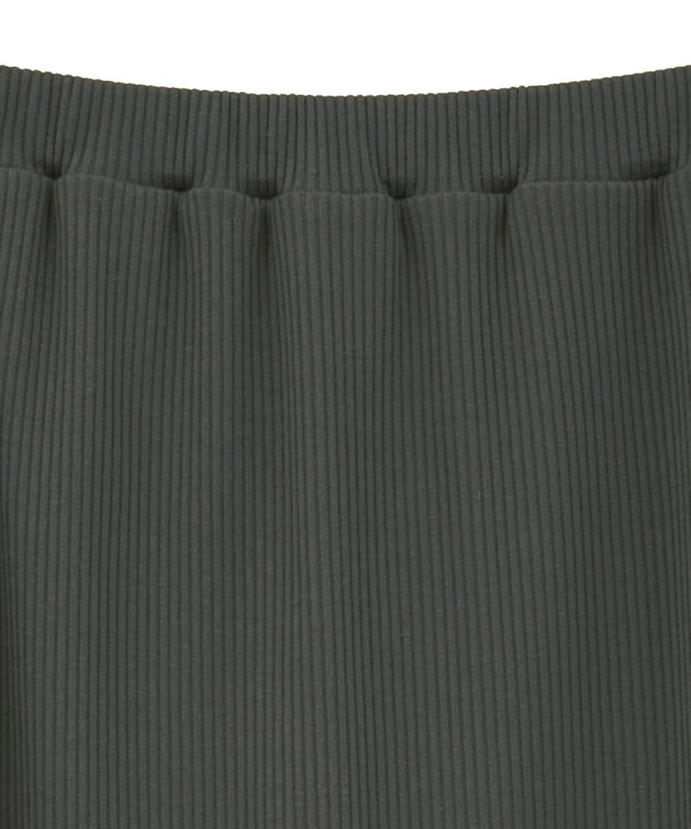 earth music&ecology 【コットン混】カットリブナロースカート 