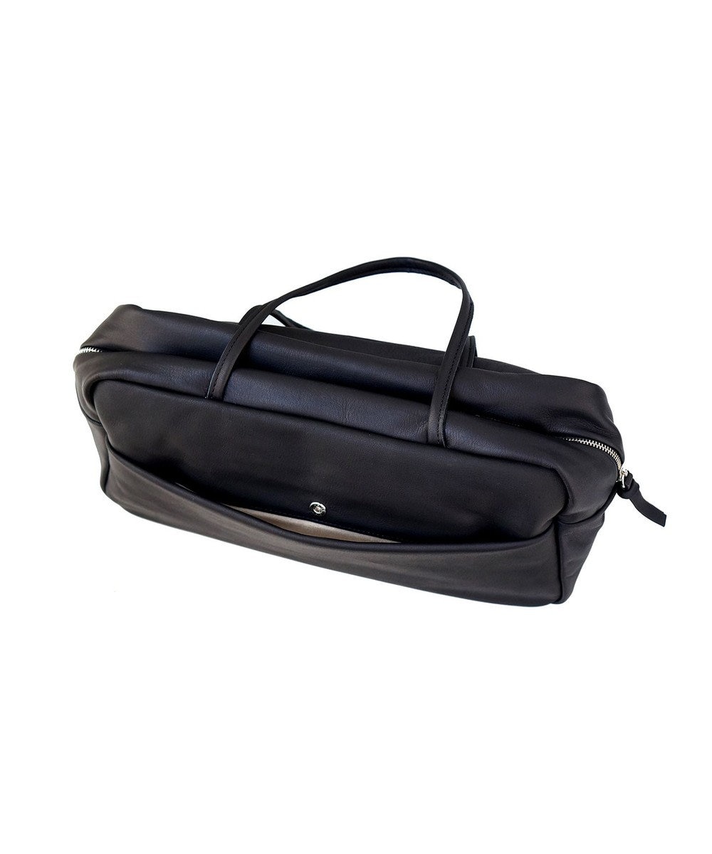 FOLNA RD ソフトレザースクエアボストンバッグ 