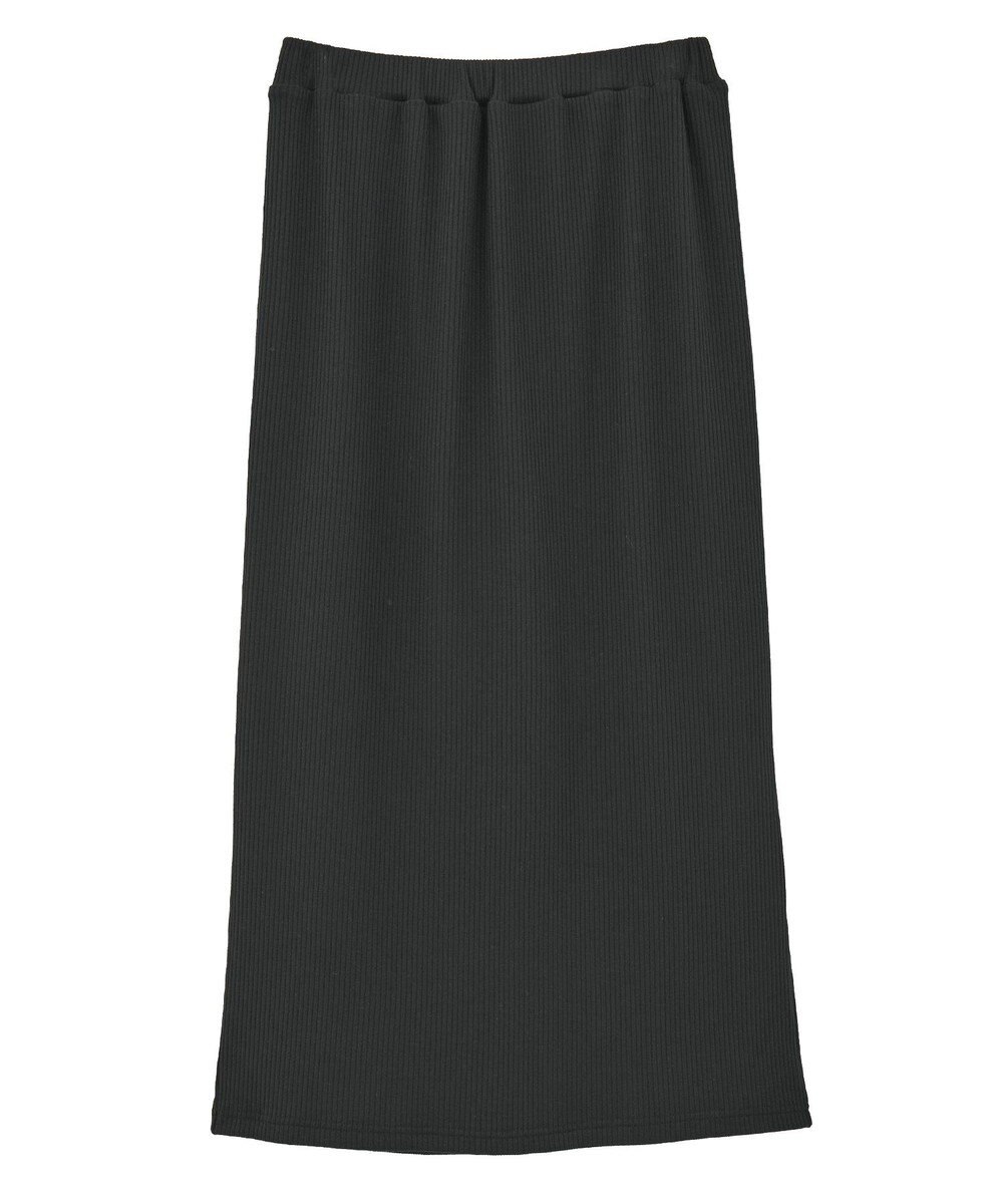 earth music&ecology 【コットン混】カットリブナロースカート 