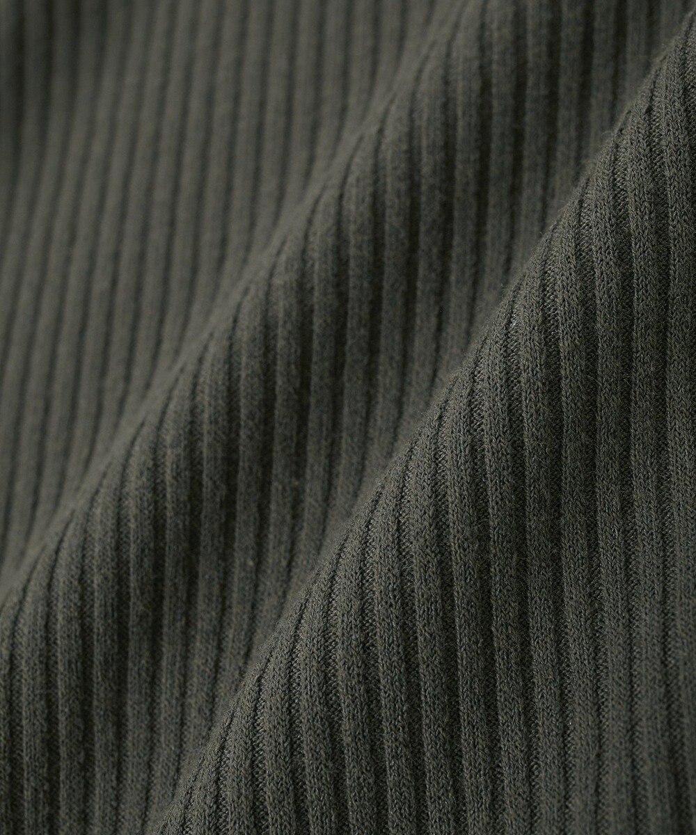 earth music&ecology 【コットン混】カットリブナロースカート 