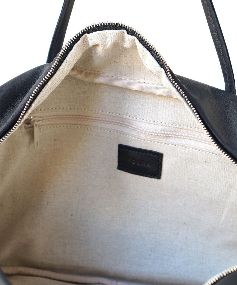 FOLNA RD ソフトレザースクエアボストンバッグ 