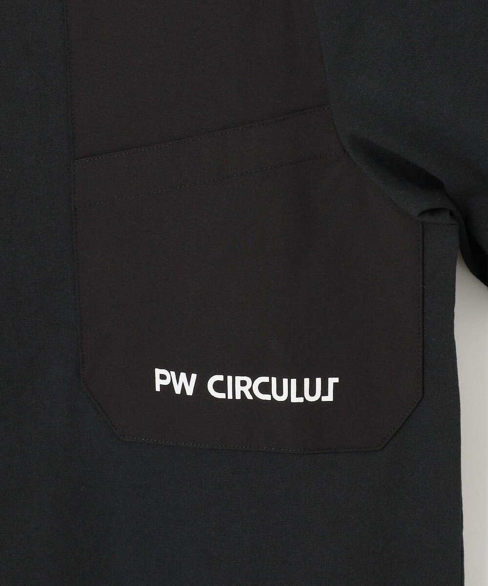 PW CIRCULUS 【吸水速乾 / UV遮蔽率99.5% UVカット / ストレッチ】【MEN】ポケットモックT ゴルフ 