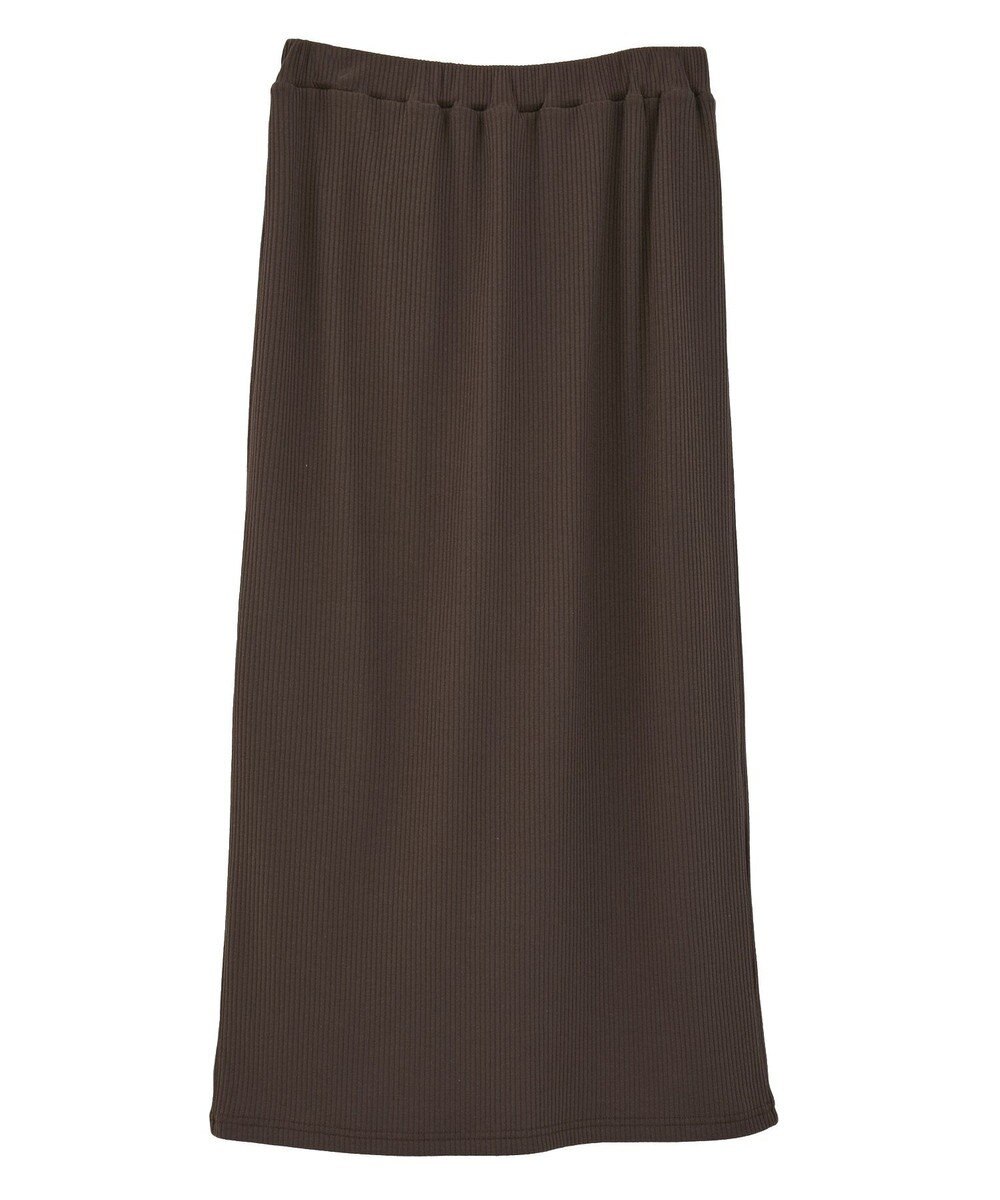 earth music&ecology 【コットン混】カットリブナロースカート 