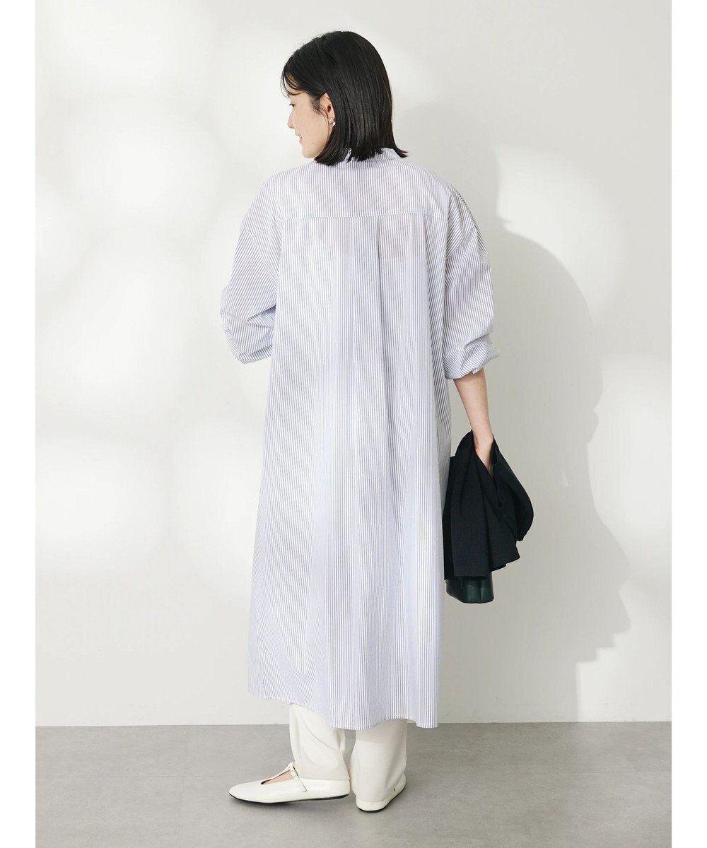 CRAFT STANDARD BOUTIQUE 【洗える】ニットベスト+シャツワンピース-SET 