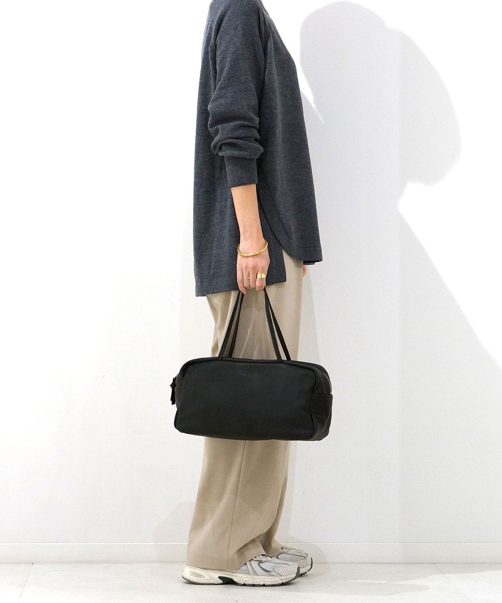 FOLNA RD ソフトレザースクエアボストンバッグ 