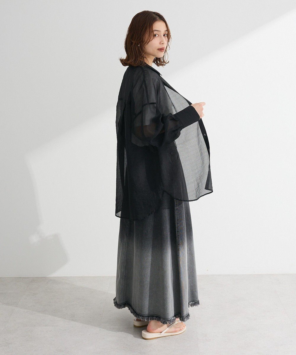 Green Parks 　・ＥＬＥＮＣＡＲＥ　ＤＵＥ　ラメシアー長袖シャツ 