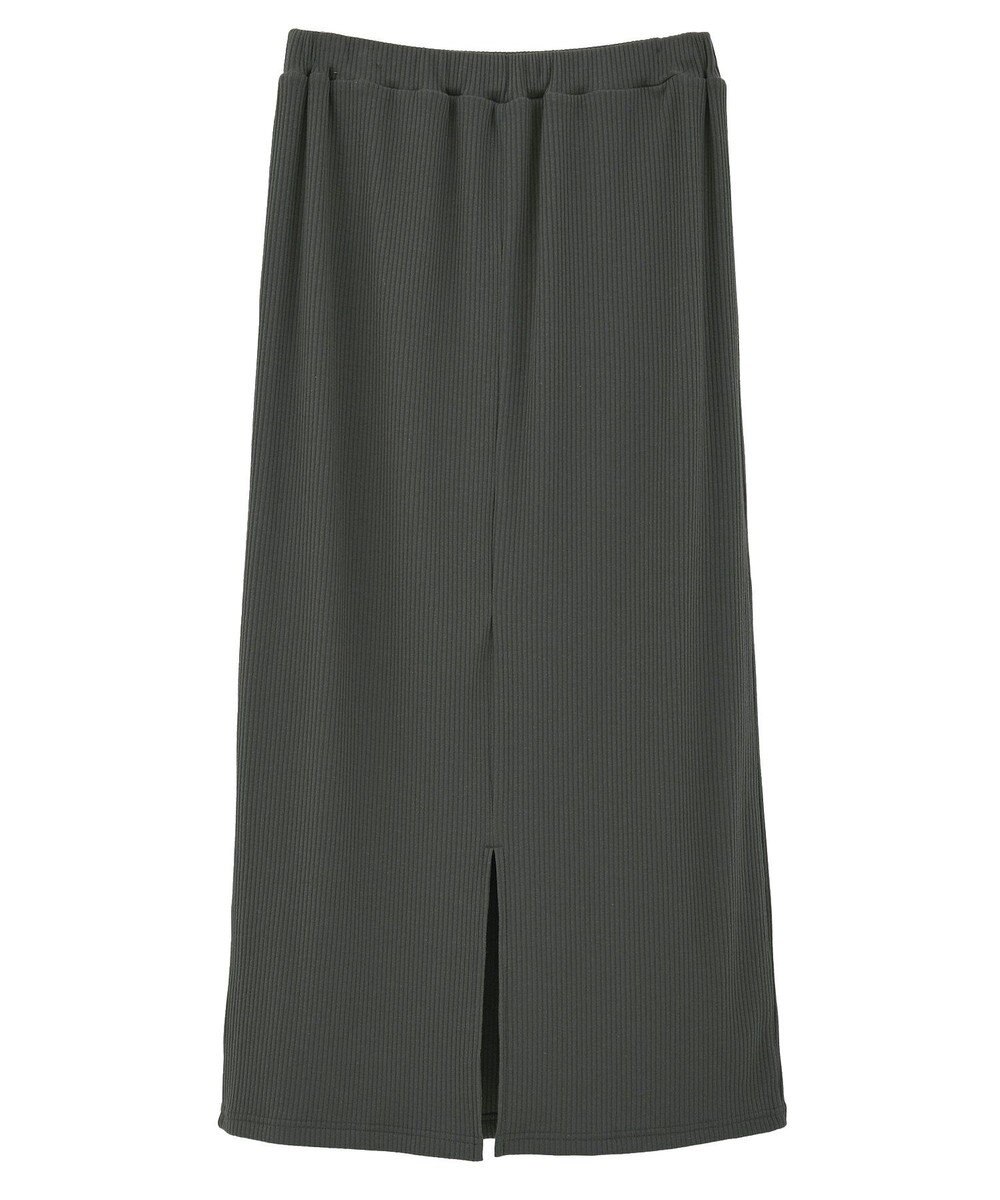 earth music&ecology 【コットン混】カットリブナロースカート 