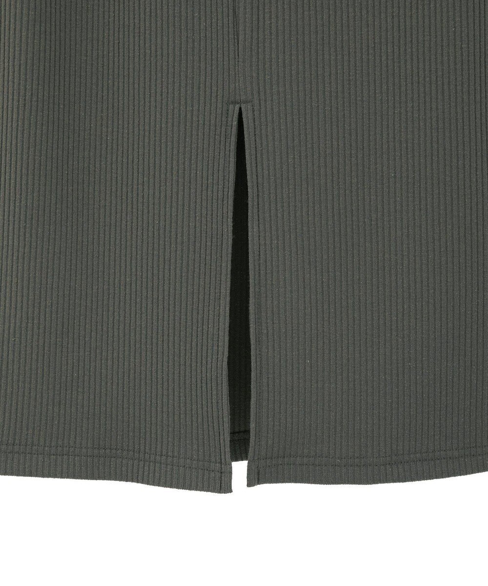 earth music&ecology 【コットン混】カットリブナロースカート 