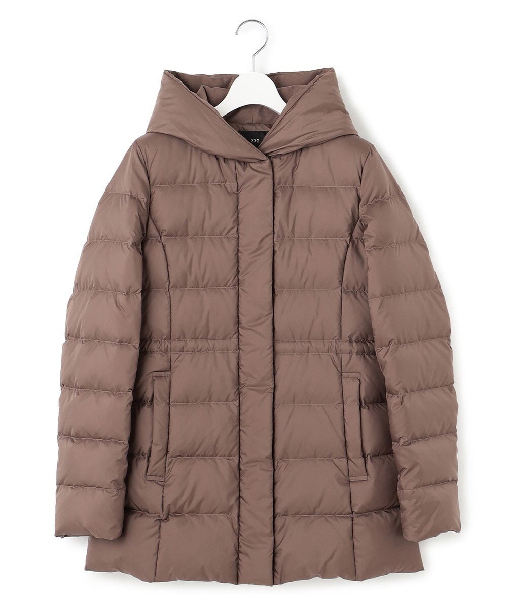 23区 【VERY掲載/新色追加】シレータフタ ミドル丈 ダウンコート 