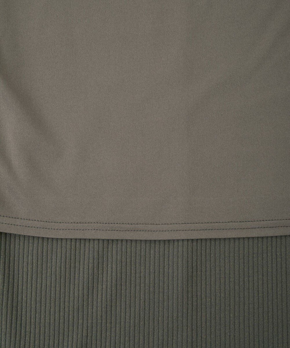 earth music&ecology 【コットン混】カットリブナロースカート 