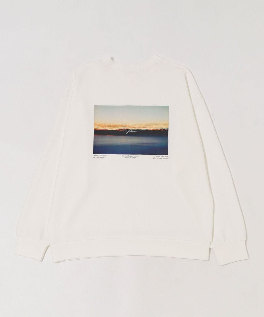 WEGO 【ユニセックス着用ITEM/2点SET/MLサイズ展開】アクセ付きフォトグラフィックプルオーバー 