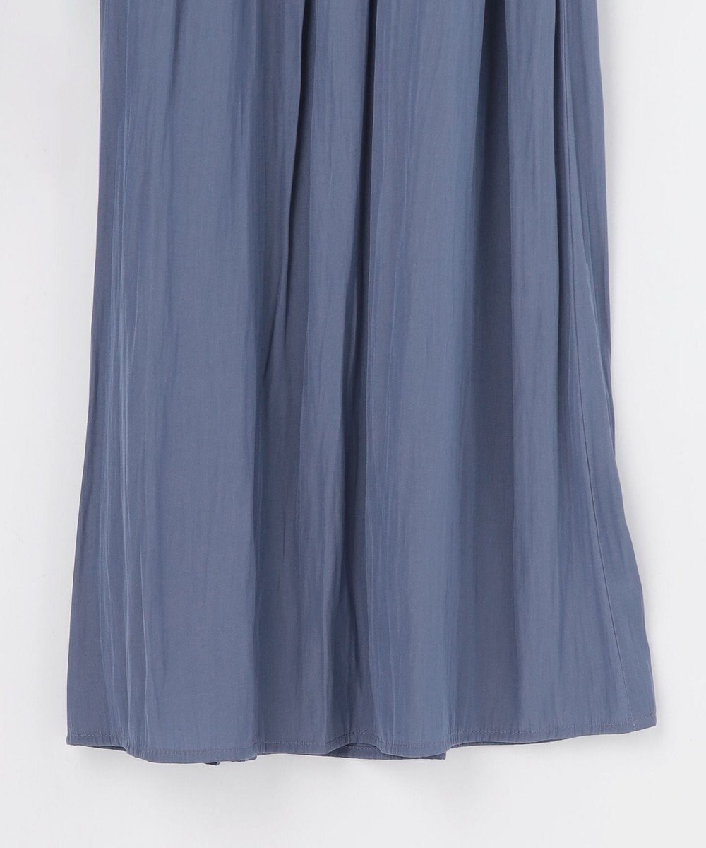 組曲 ギャザーライトデシン パンツ 