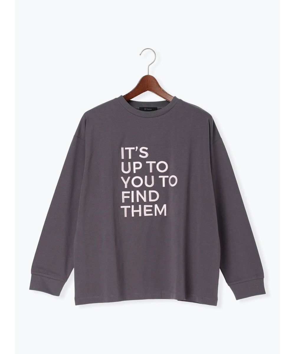 Te chichi エンブロイダリーロゴTシャツ 