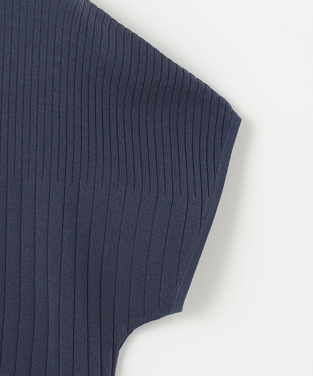 J.PRESS LADIES L 【洗える】レーヨンエリートストレッチ フレンチスリーブ ニット 