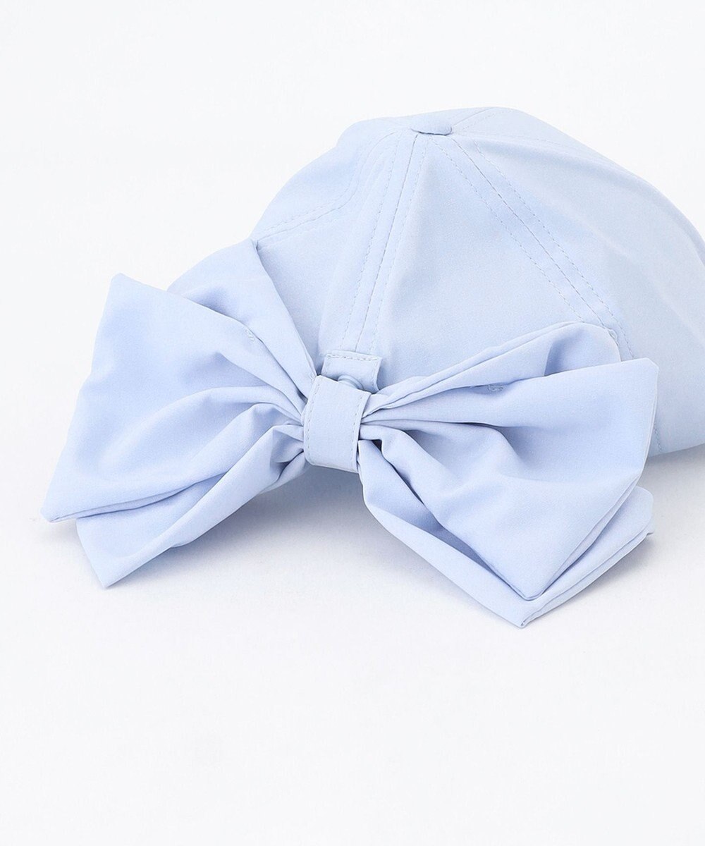 ANY KIDS 【日よけ付き】2WAYリボン刺繍キャップ 