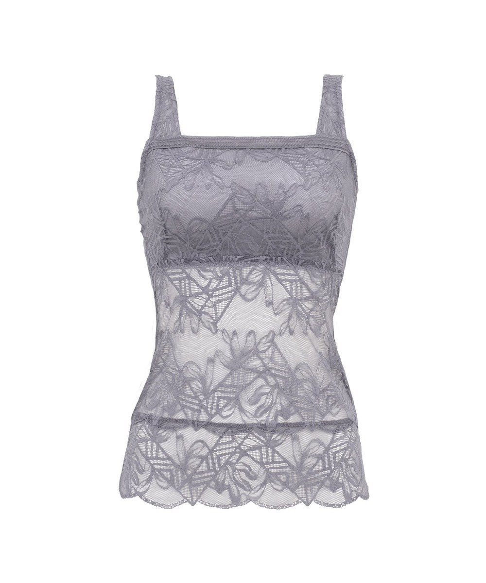 BRADELIS New York 【BRADELIS New York】レーシィブラキャミ25S1 ノンワイヤー 補正 ブラトップ カップ付き 