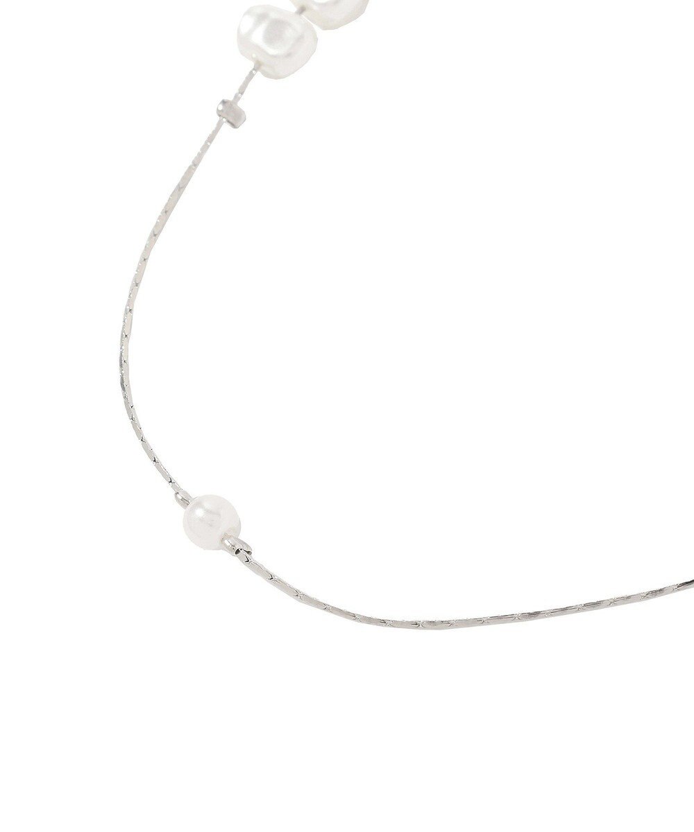 YECCA VECCA パールMIXロングネックレス 