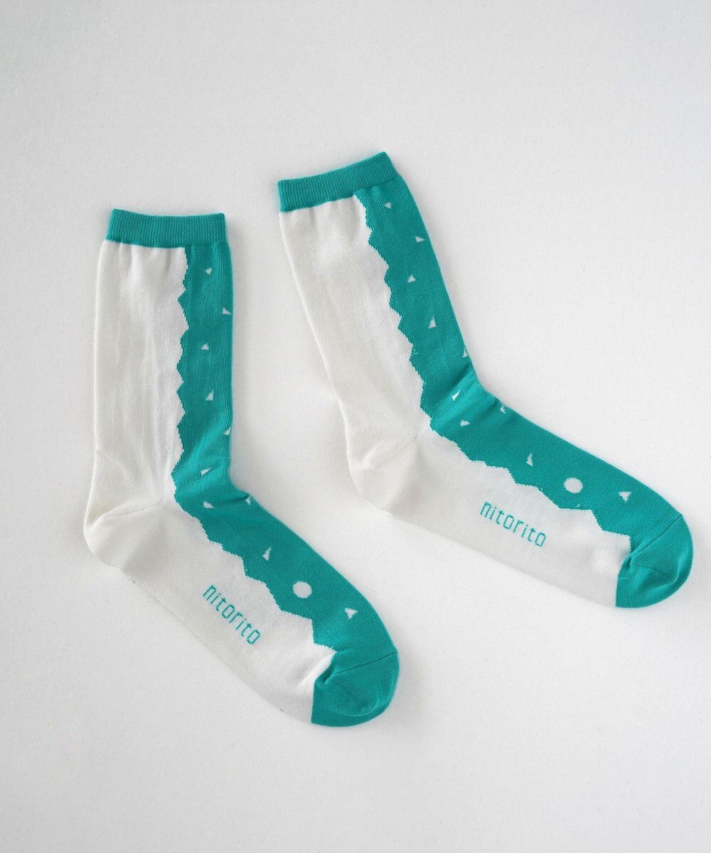 nitorito 【UNISEX】米沢オリジナル柄 mountain&moon 靴下 