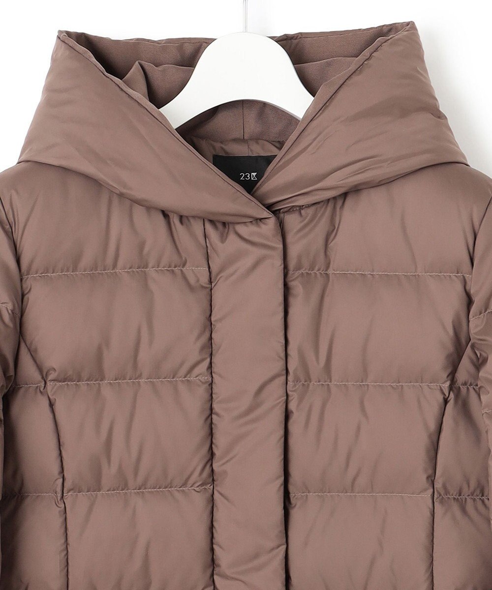 23区 【VERY掲載/新色追加】シレータフタ ミドル丈 ダウンコート 