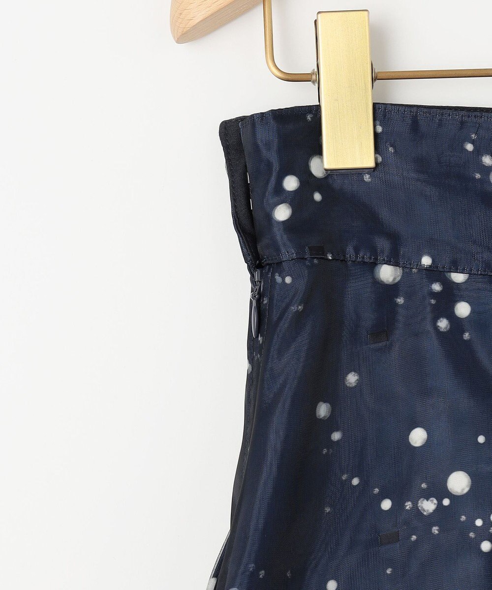 組曲 スターリットプリント タックフレアスカート 