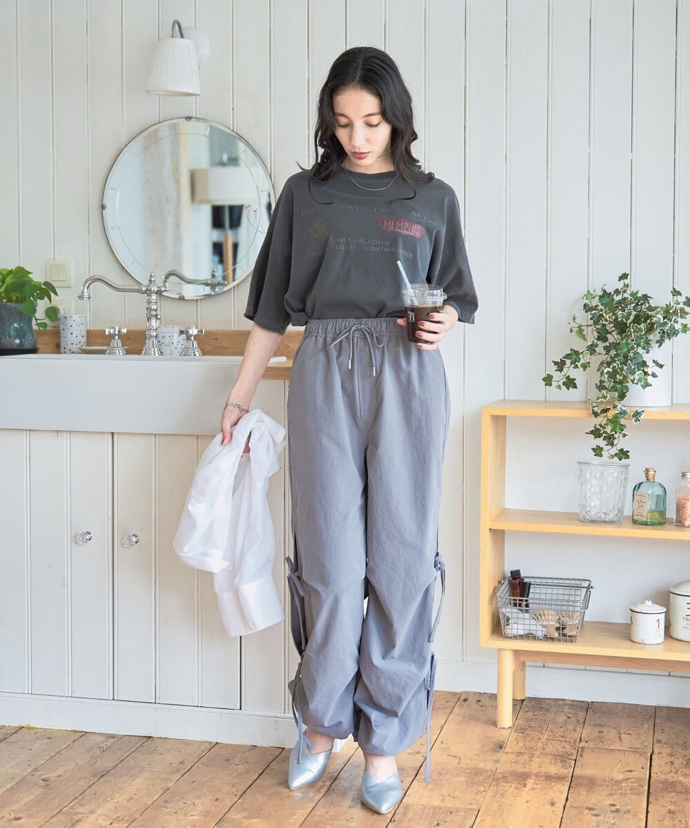 WEGO 【新色追加/ユニセックス着用アイテム/手洗い可/SMLサイズ展開】ピグメントグラフィックT（S） 