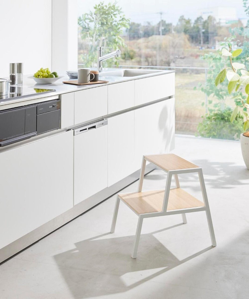 tower 踏み台 タワー 2段 ホワイト 