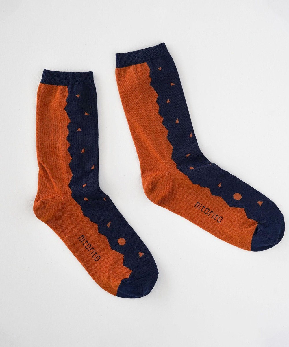 nitorito 【UNISEX】米沢オリジナル柄 mountain&moon 靴下 