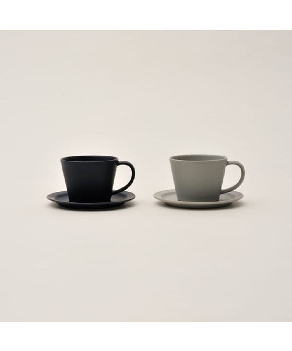 PRESENTERS ROOM 作山窯 / Sara Coffee Cup & Saucer カップ＆ソーサー ペア 木箱入り（Navy・Gray） 