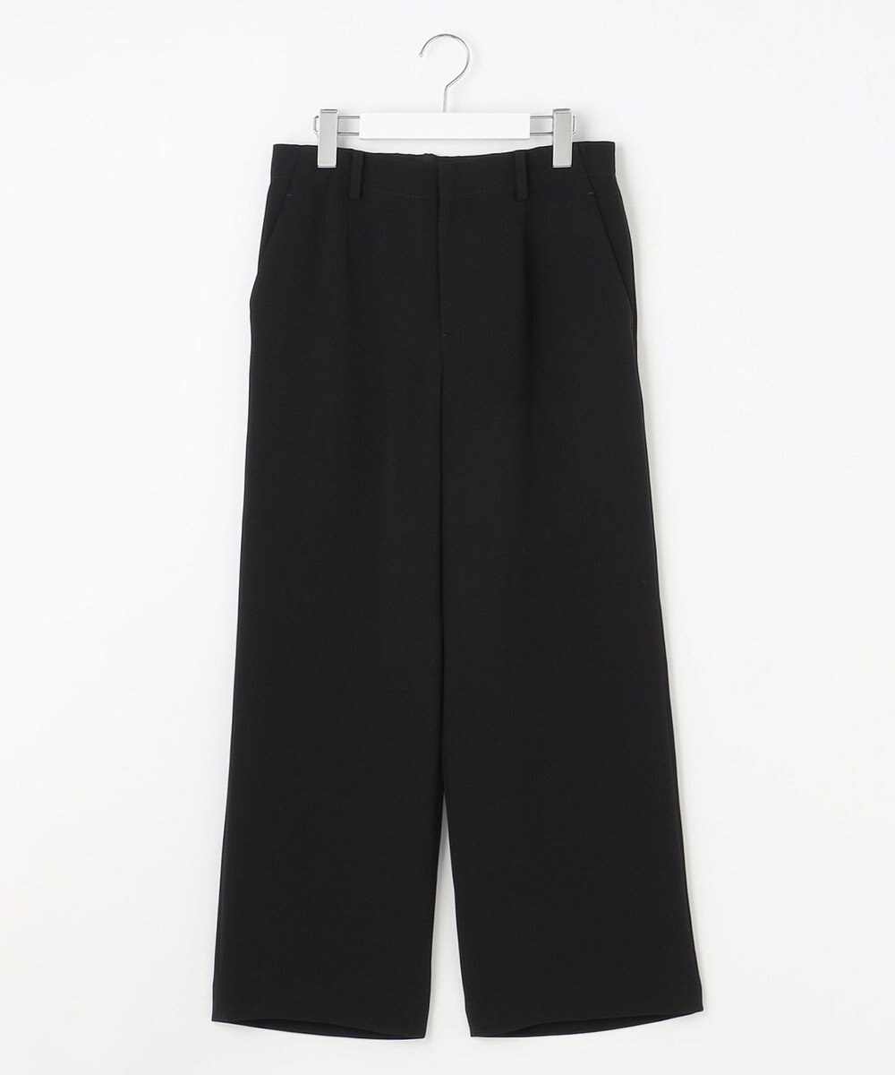 J.PRESS LADIES L 【WEB限定カラーあり・洗える】セラテリーダブルクロス セミワイド パンツ 