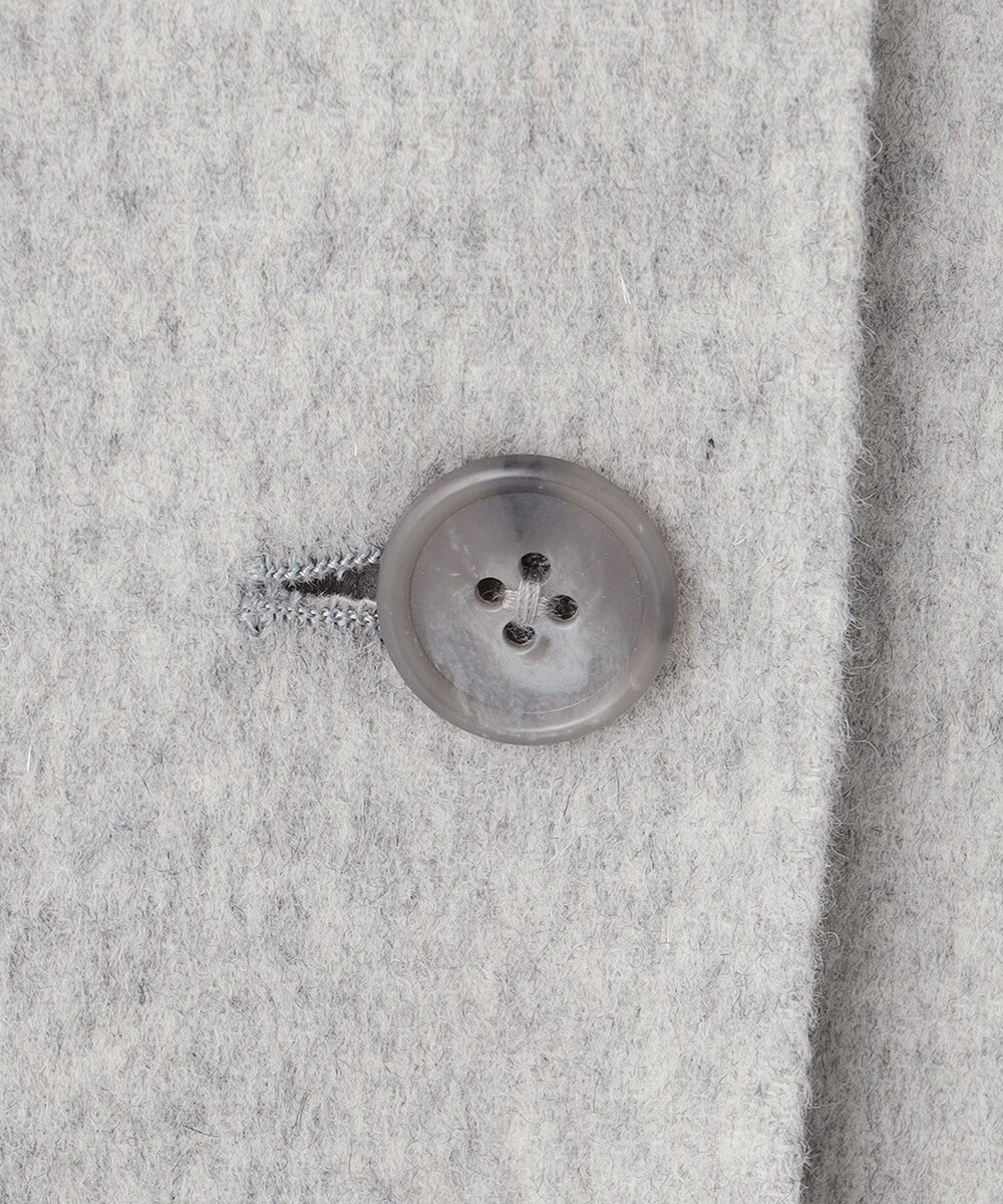 J.PRESS LADIES 【リバーシブル】ウールナイロン リバー フーデッドコート 