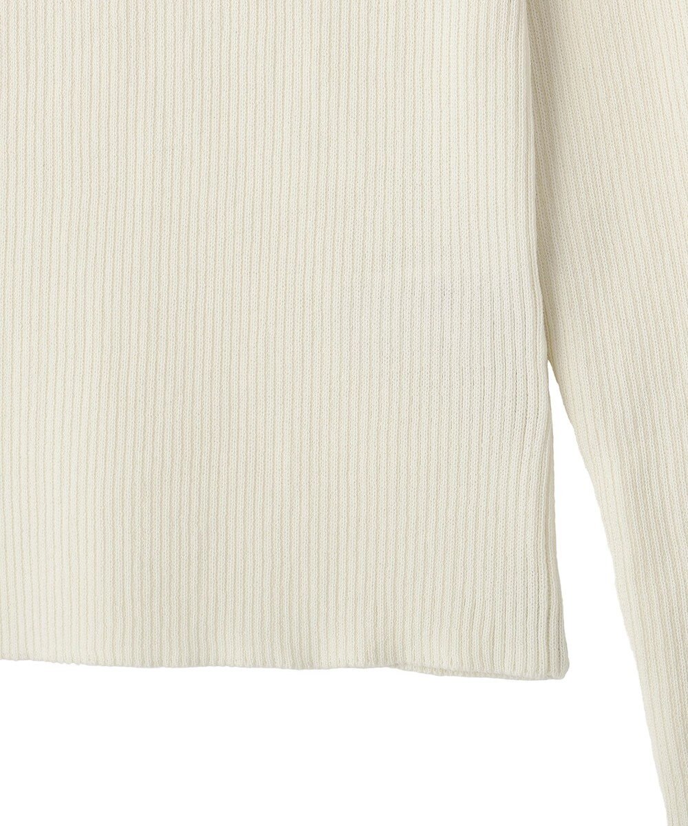 earth music&ecology 【予約】レーストリムリブニットプルオーバー 