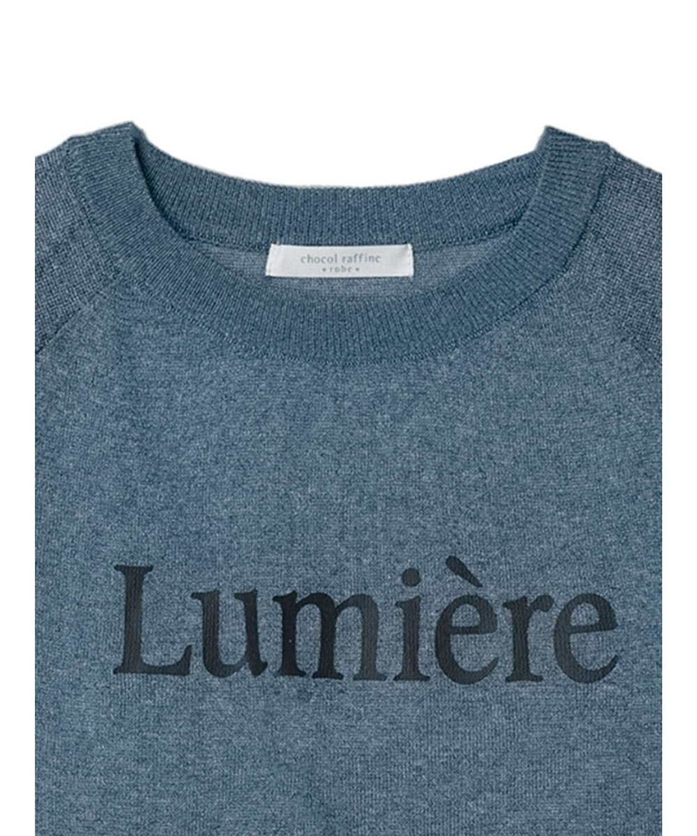 Green Parks シアーロゴニットプルオーバー 