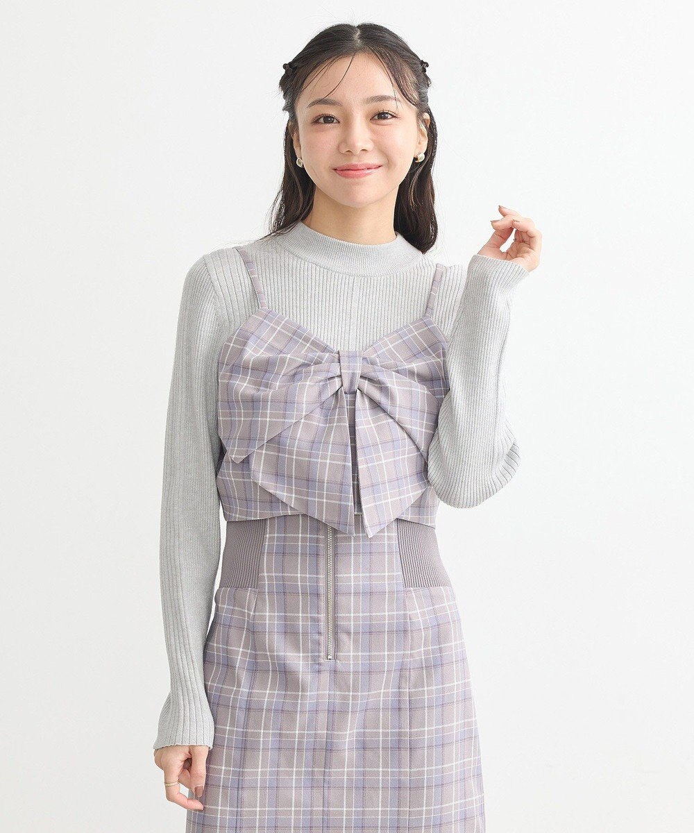 earth music&ecology リボンドレープビスチェ 