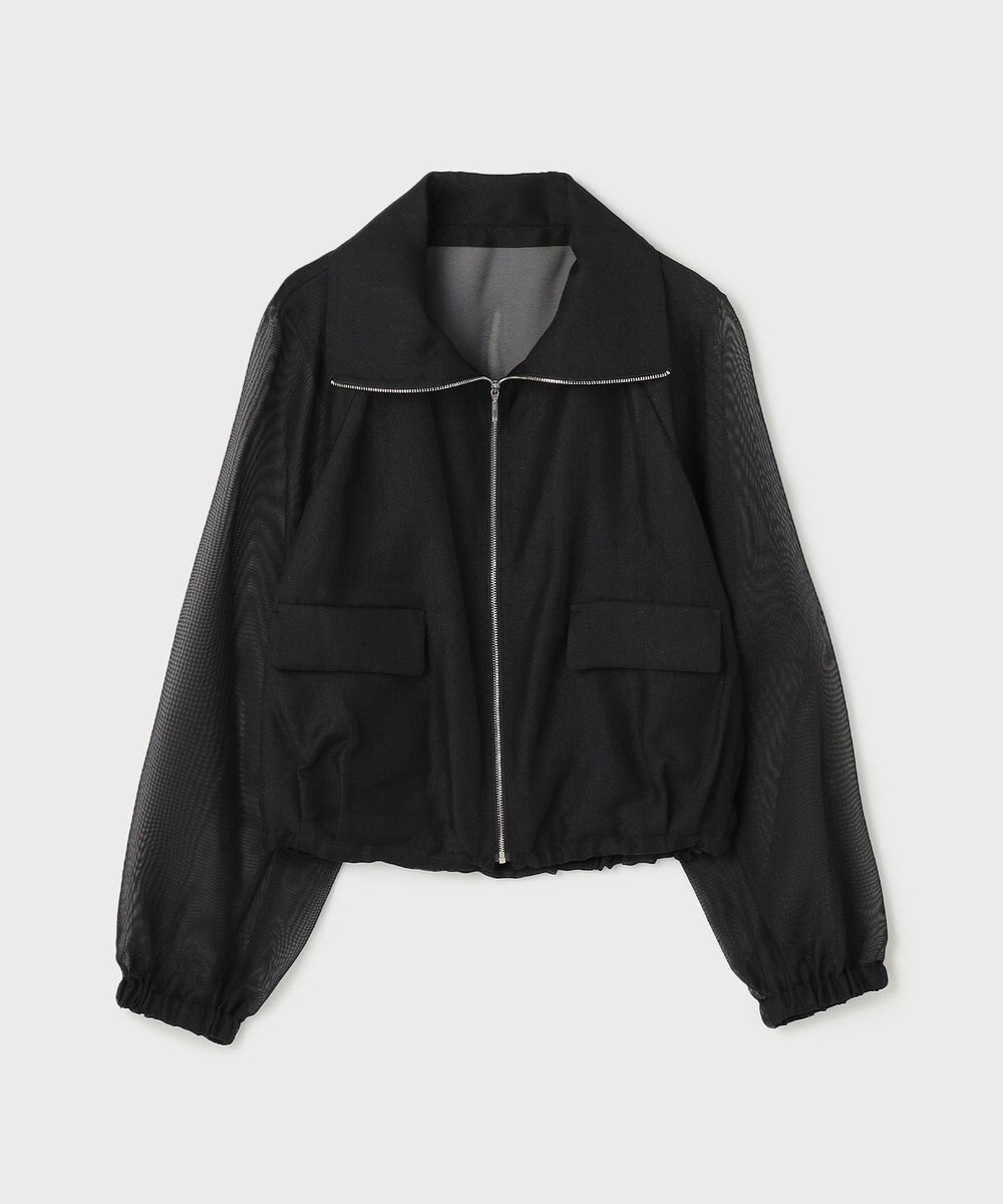 GRACE CONTINENTAL ブライトメッシュブルゾン 