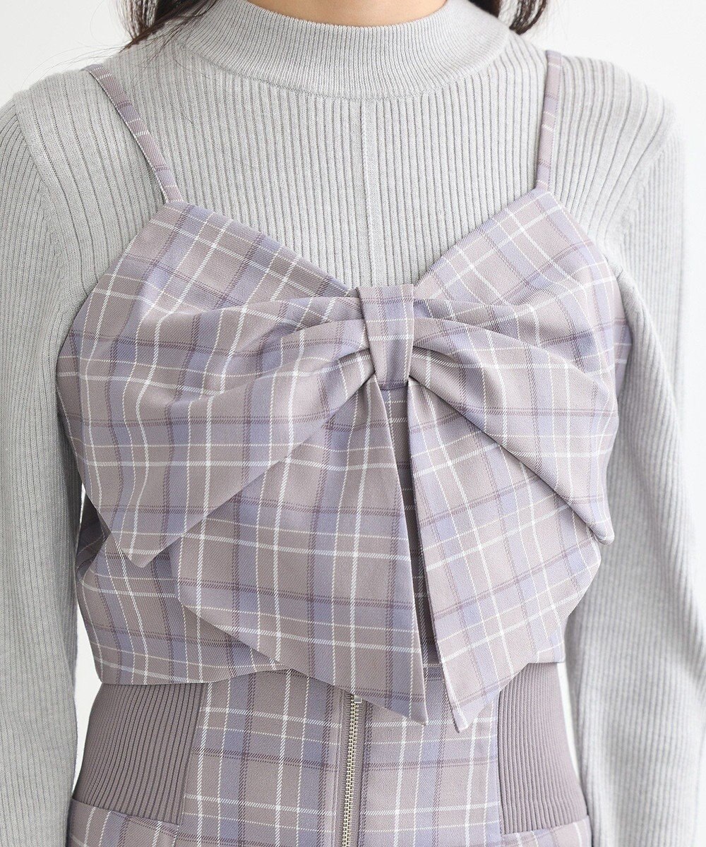 earth music&ecology リボンドレープビスチェ 