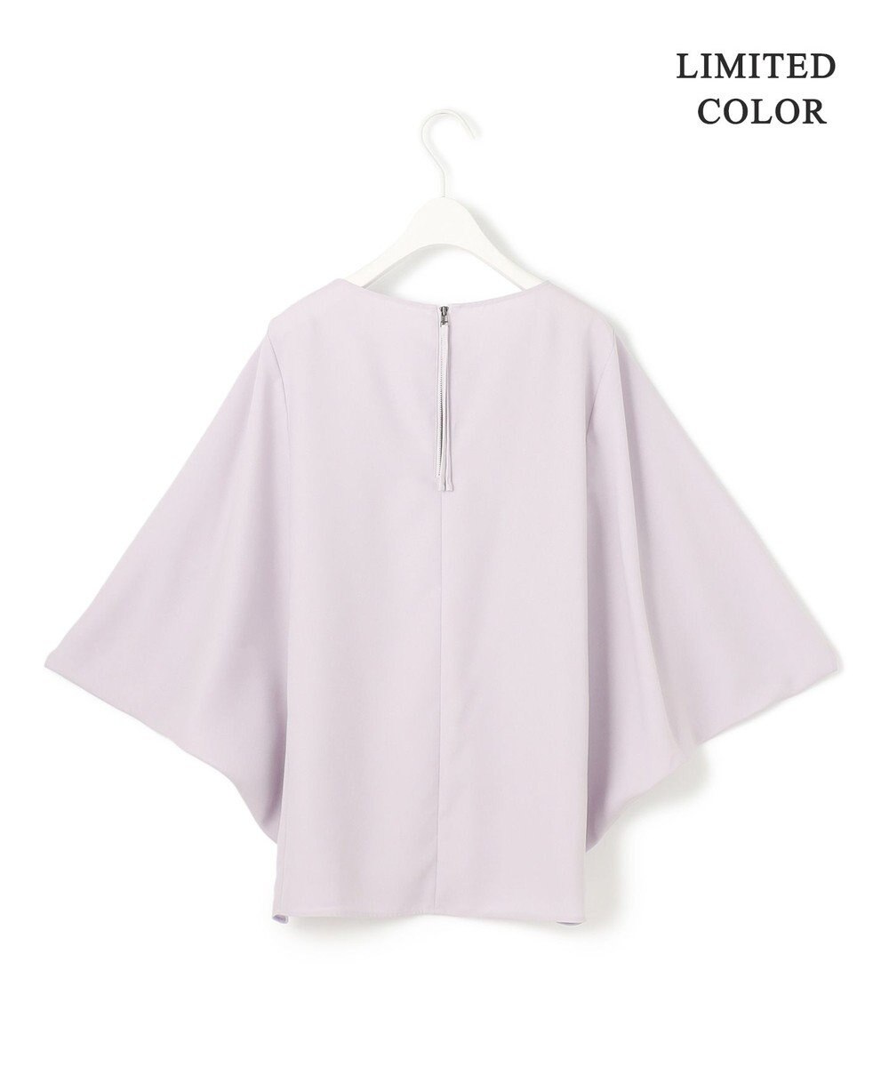 ICB 【新色追加・WEB限定カラーあり・UVケア・接触冷感・速乾・防シワ・洗える】FluidBackSatin ドルマンスリーブブラウス 