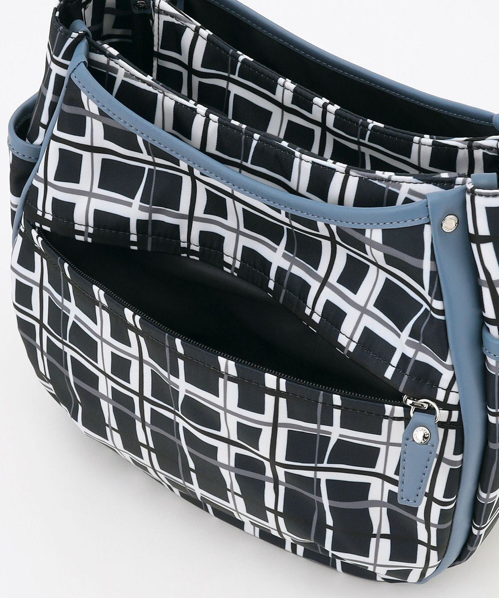 Y'SACCS ドローイングチェックショルダーバッグ 