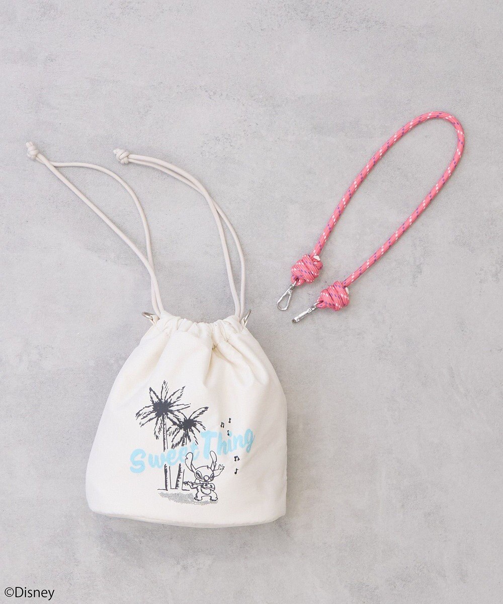 earth music&ecology スティッチ／ロープコードパファーバッグ 