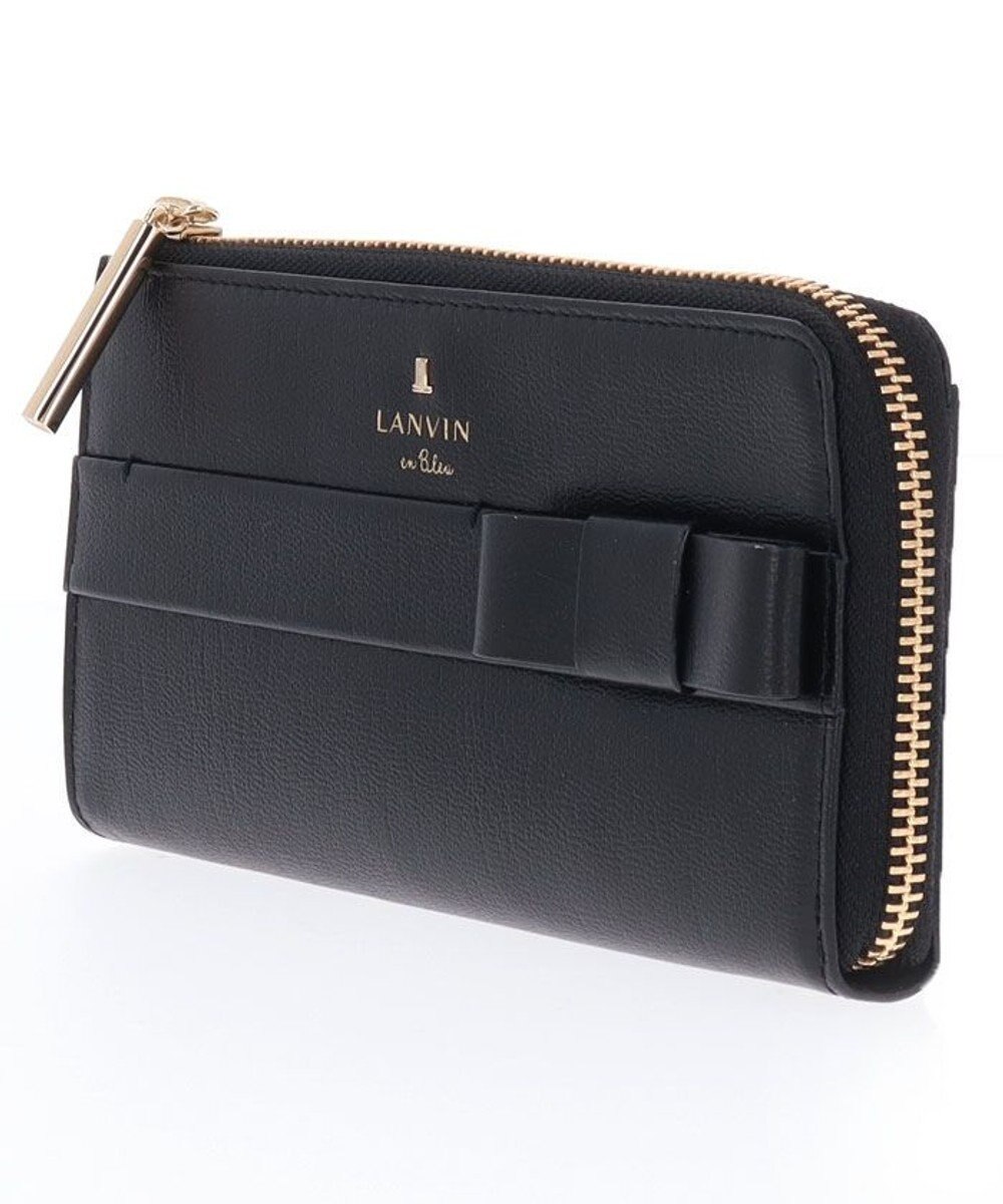 LANVIN en Bleu シャリテ コンパクトL字ファスナー長財布 