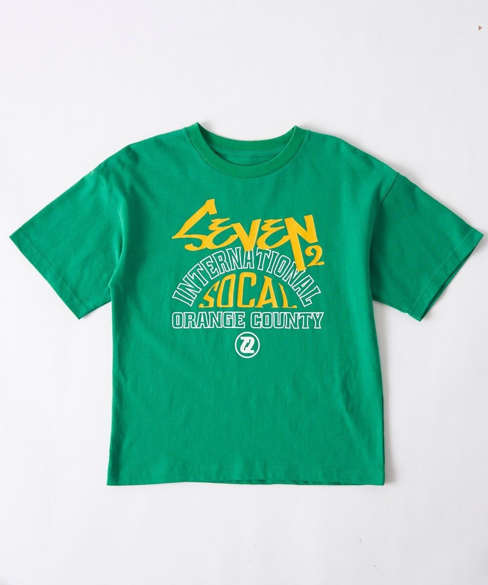 OP／FILA 【SEVEN2】カレッジロゴプリントTシャツ 