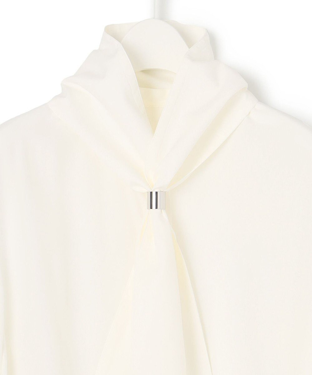 ICB L 【接触冷感・UVケア・洗える】 レーヨンコンパクトローン ボウタイシャツ 