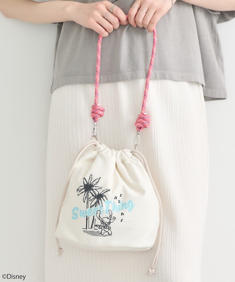 earth music&ecology スティッチ／ロープコードパファーバッグ 