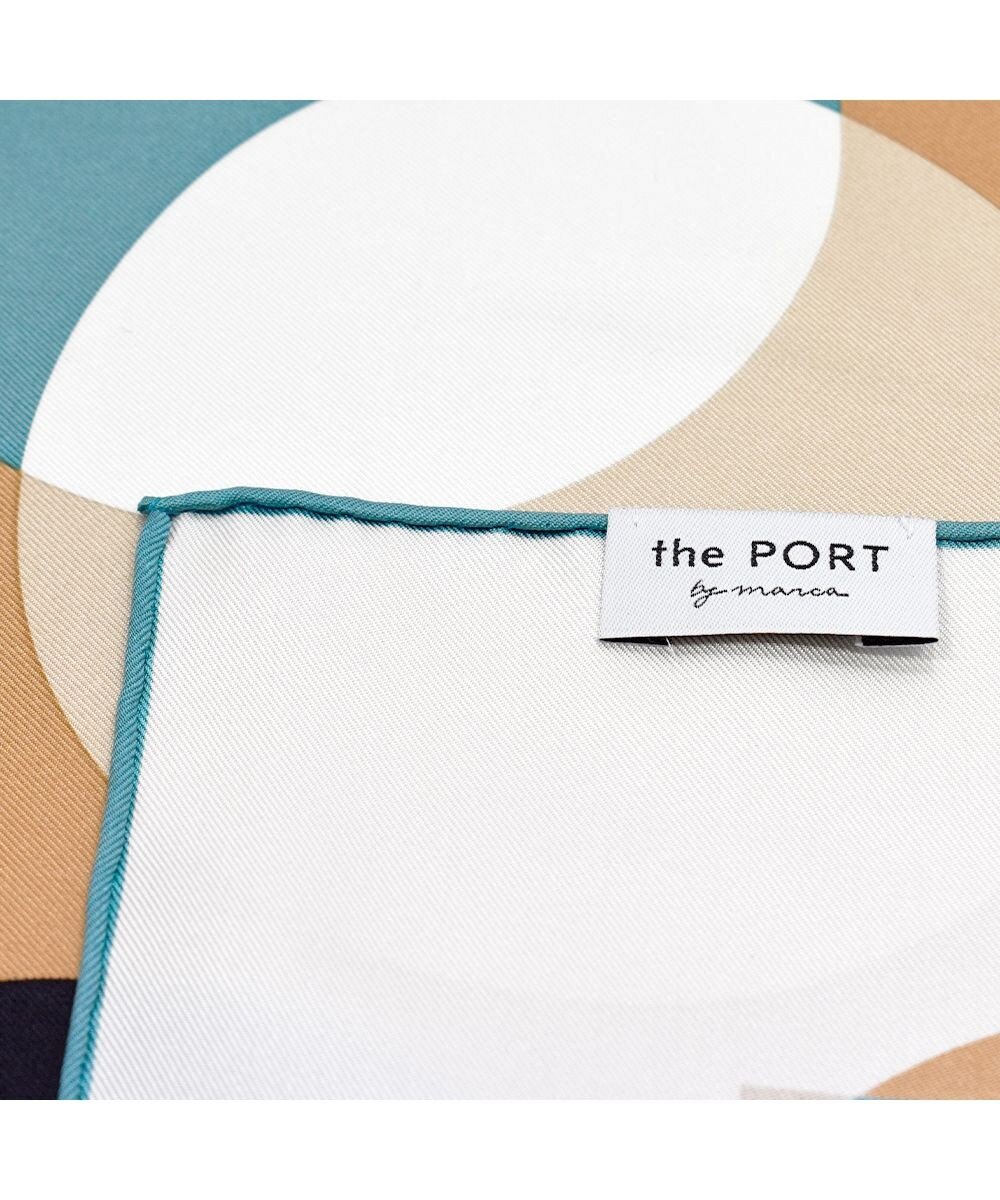Marca ＜秋の新色！＞ 【the PORT by marca】LIGHT 大判 シルクツイル スカーフ 