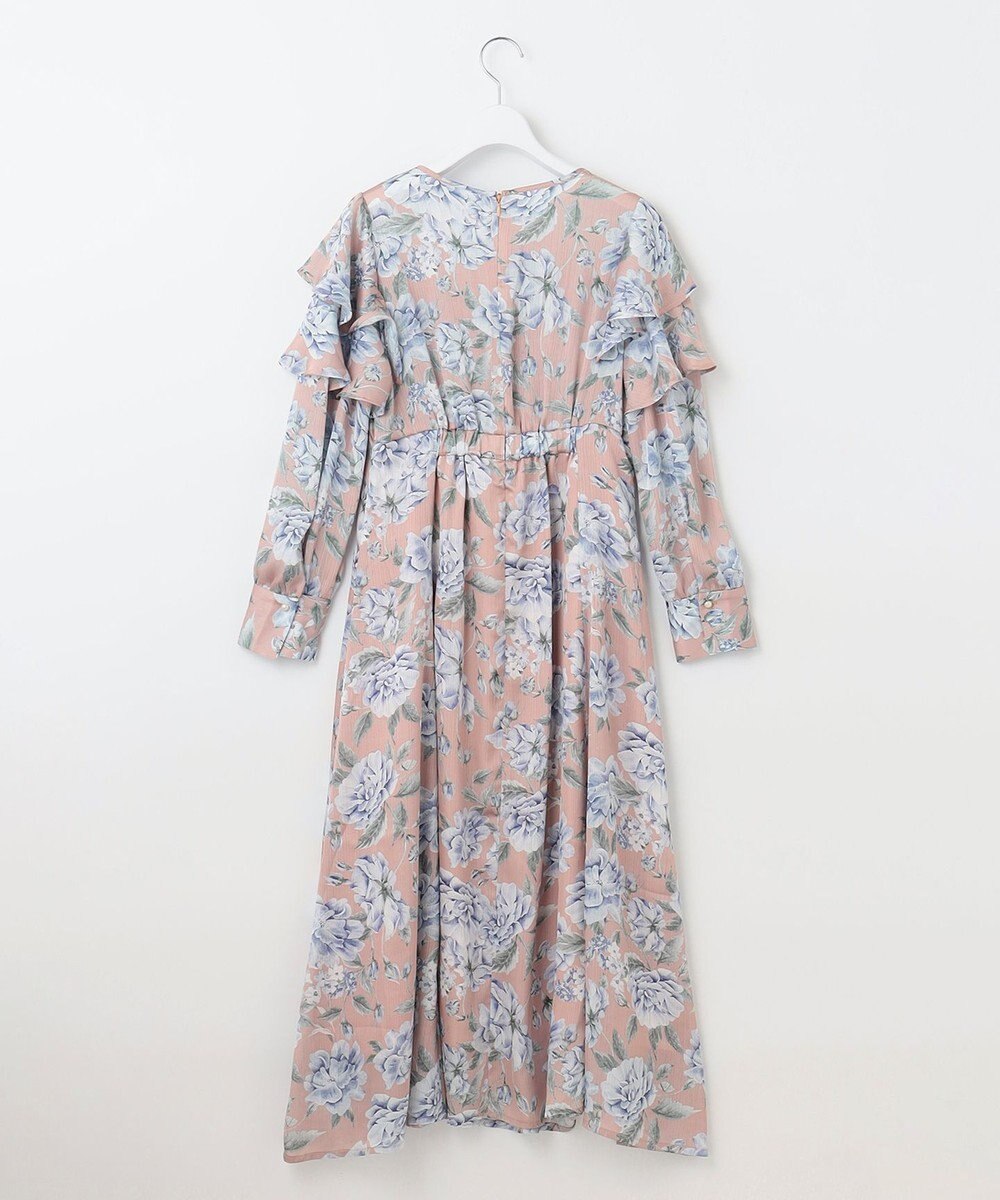 Feroux 【洗える】フラワープリント ワンピース 