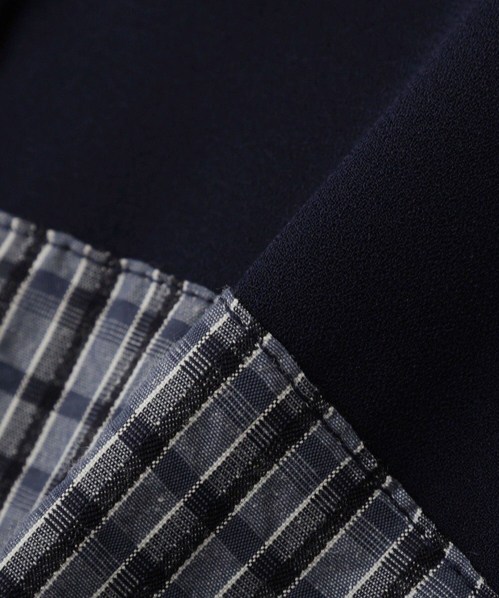 YECCA VECCA ハーフスリーブベアドッキングワンピース 